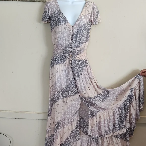 knee length dresses for ladies OLIVACEOUS The Sweetest Moments Midi Ruffle Dress – Lusso Di Luna Boutique main image 0